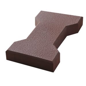 Тротуарна плитка у вигляді подвійної букви Т